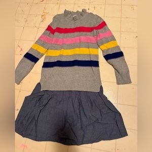 J Crew girls sweater dress